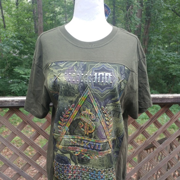 Genx 100 Stud Men's T-Shirt NWT Size Men's Medium - Picture 2 of 5